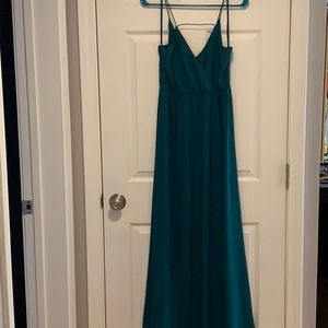 Loft Emerald Green Maxi Dress NWT